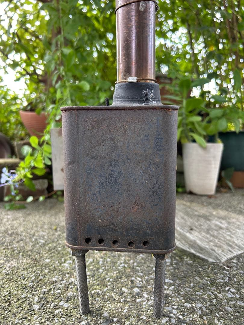 卓上　薪ストーブ 煙突付き