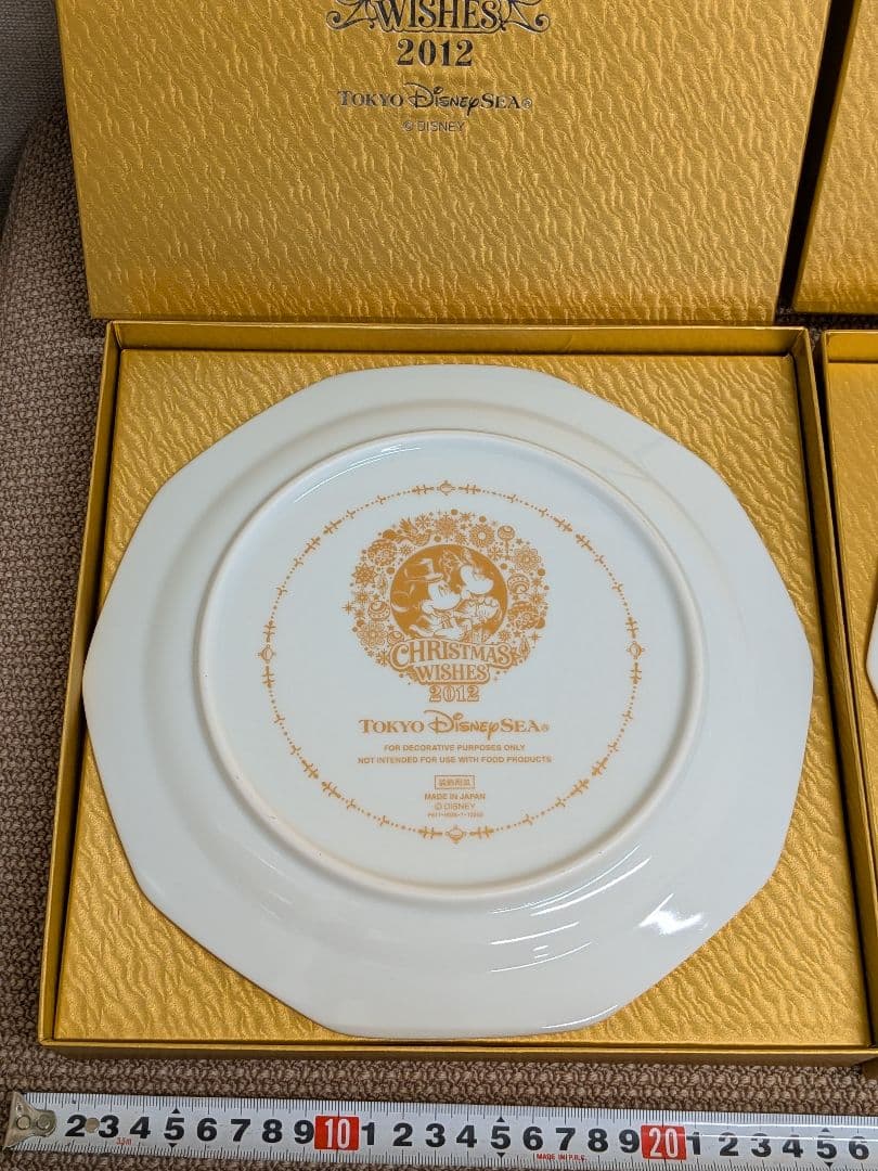 東京ディズニーランド クリスマス　プレート　絵皿　セット