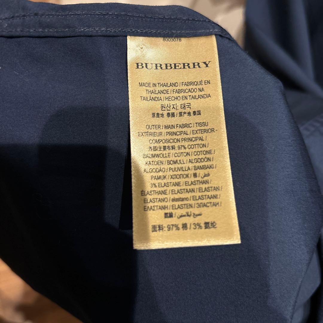 【Fantasy】BURBERRY ネイビー 半袖シャツ