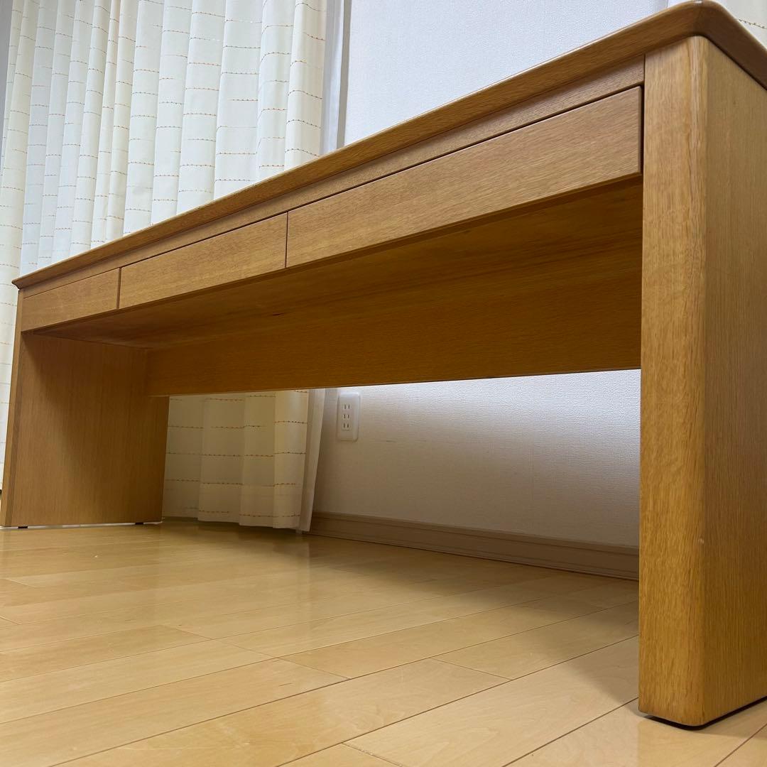 希少　カリモク　サイドボード　引き出し3つ　デスク　karimokuオールド