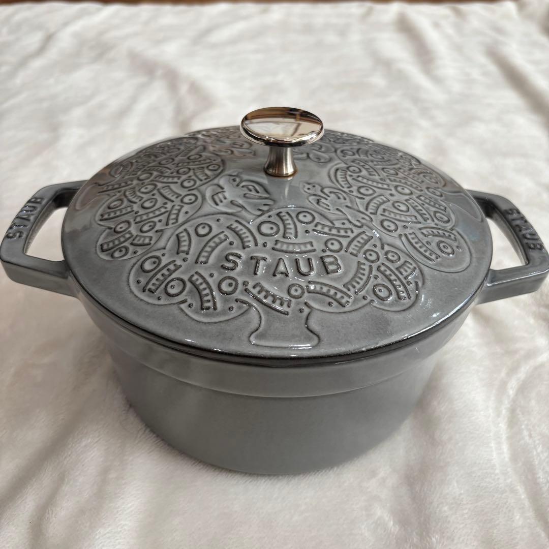 ミナペルホネン STAUB フォレストココット ラウンド 鍋