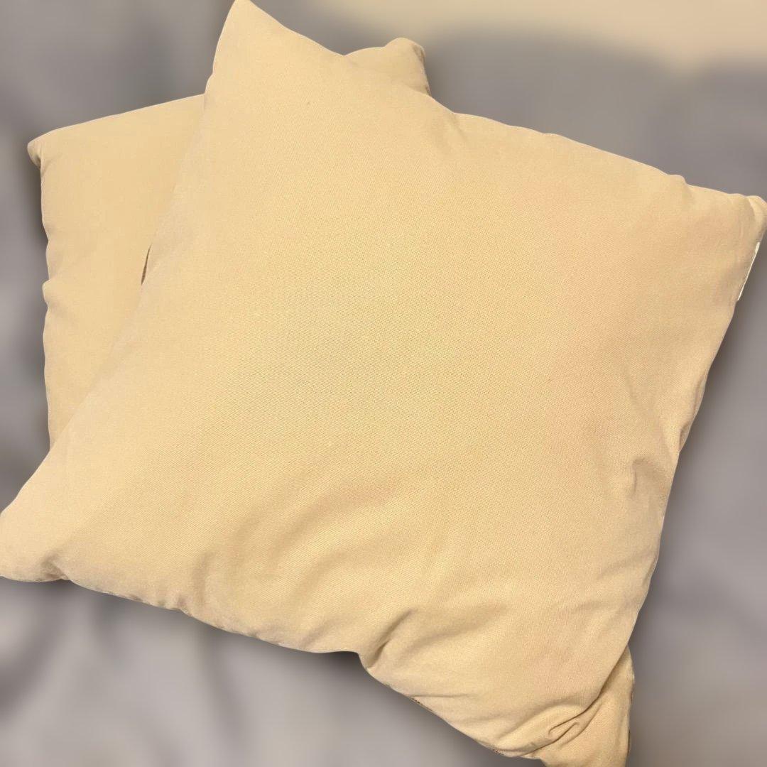 美品イヴドロームYves Delorme IOSIS クッションカバー2枚セット