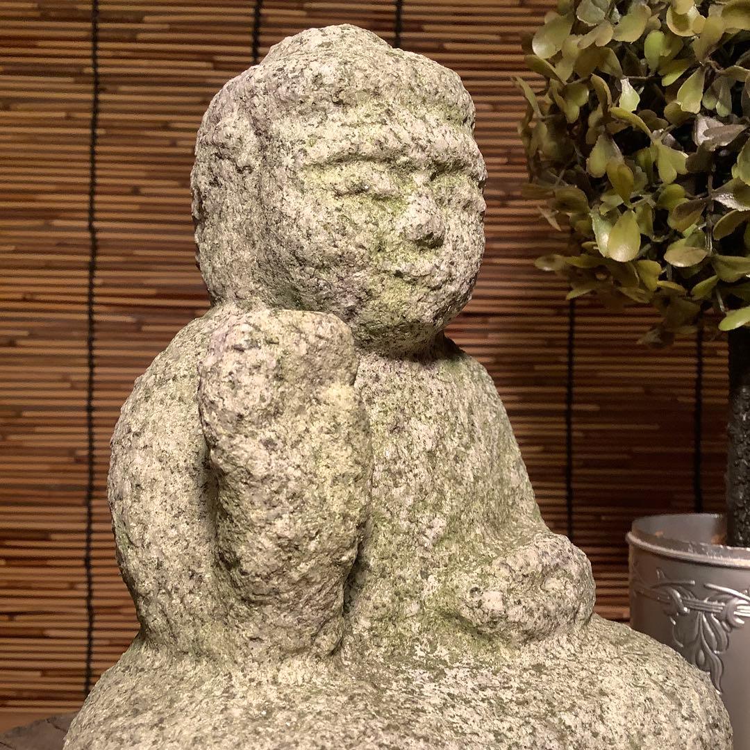 大正期・本師本仏「石仏・阿弥陀如来坐像」本願他力・他力本願・仏説無量寿経