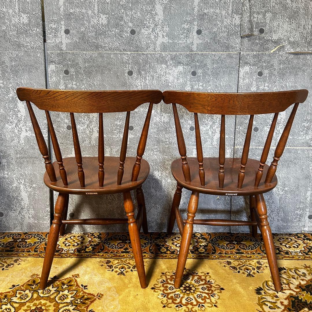 なゆ꧁柏木工 KASHIWA꧂ダイニングテーブル&チェア2脚セット