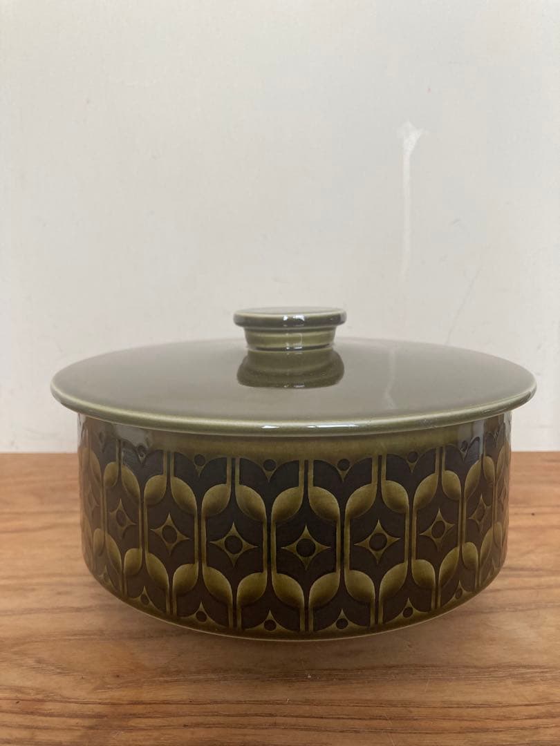 Hornsea ホーンジー　Heirloom ヘアルーム　オリーブグリーンボウル