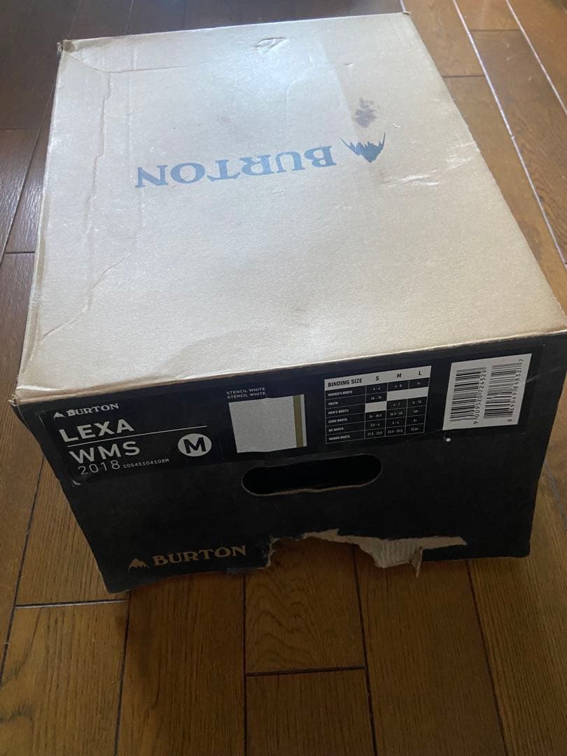 Burton Lexa WMS 2018 Mサイズ ビンディング　白