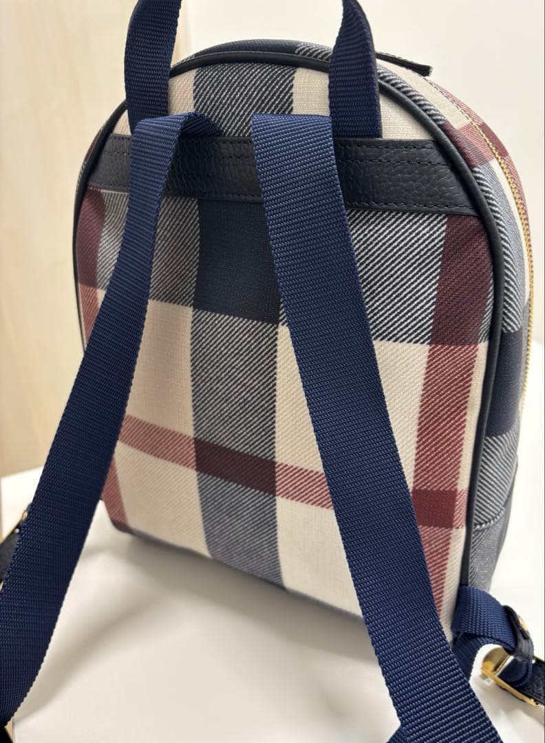 BLUE LABEL クレストブリッジチェックPVCバックパック