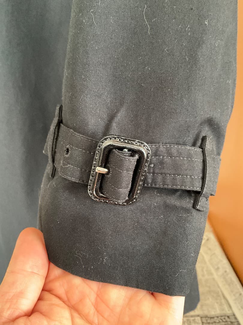 BURBERRY バーバリー ショートトレンチコート 54R 黒