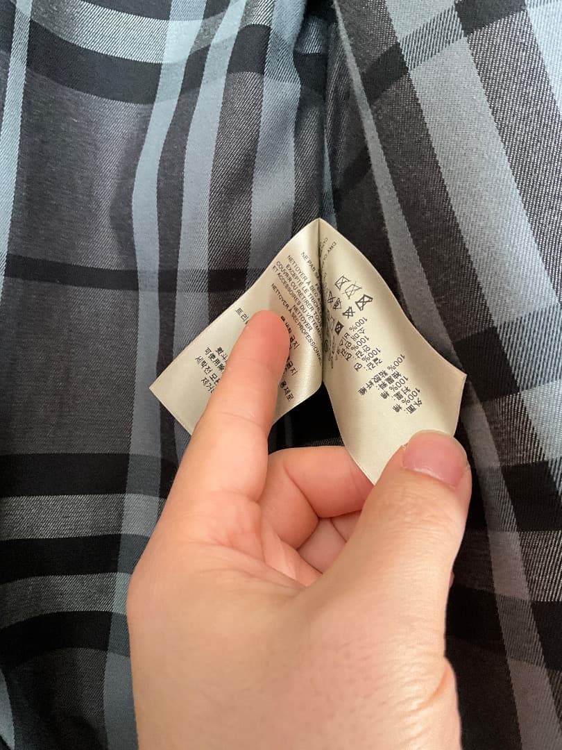 BURBERRY バーバリー ショートトレンチコート 54R 黒