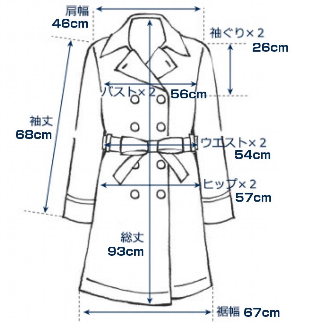 BURBERRY バーバリー ショートトレンチコート 54R 黒