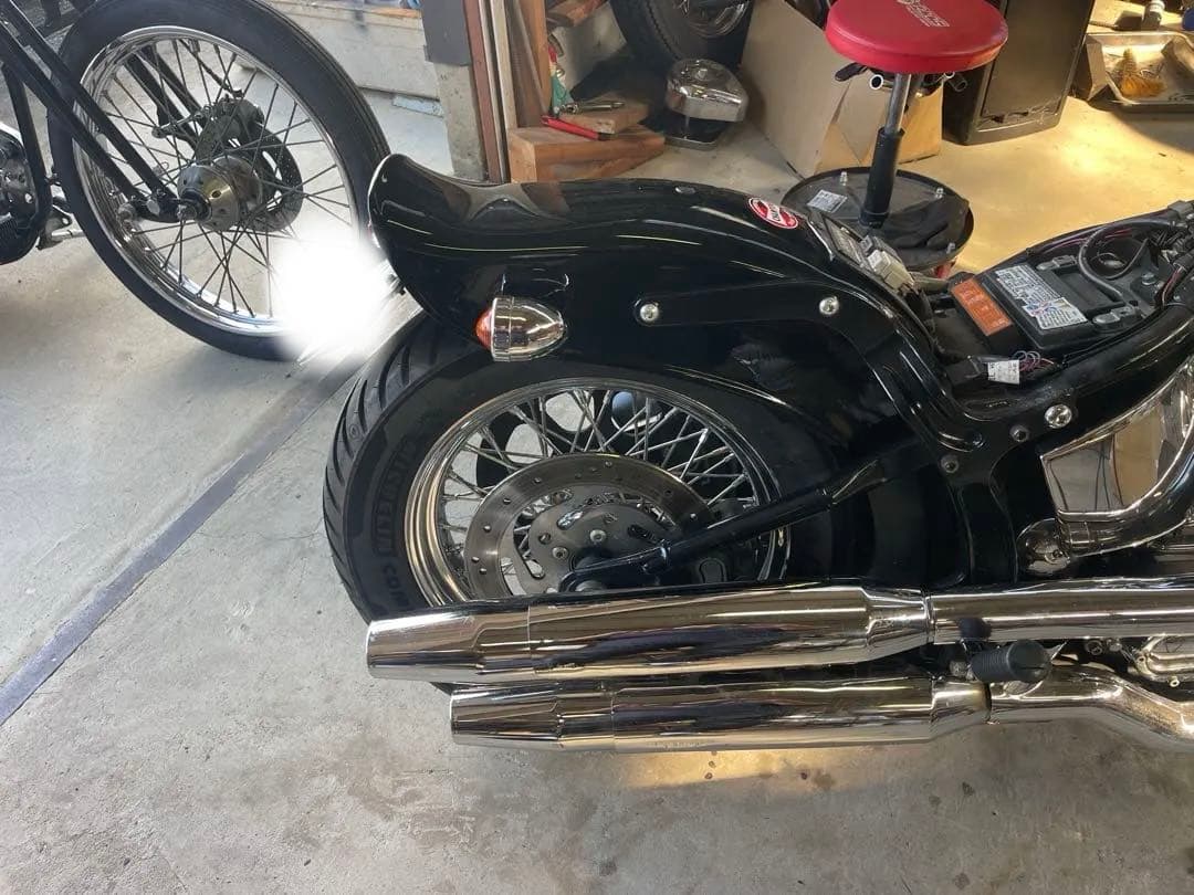 ハーレー　ソフテイル　ショートボブフェンダー