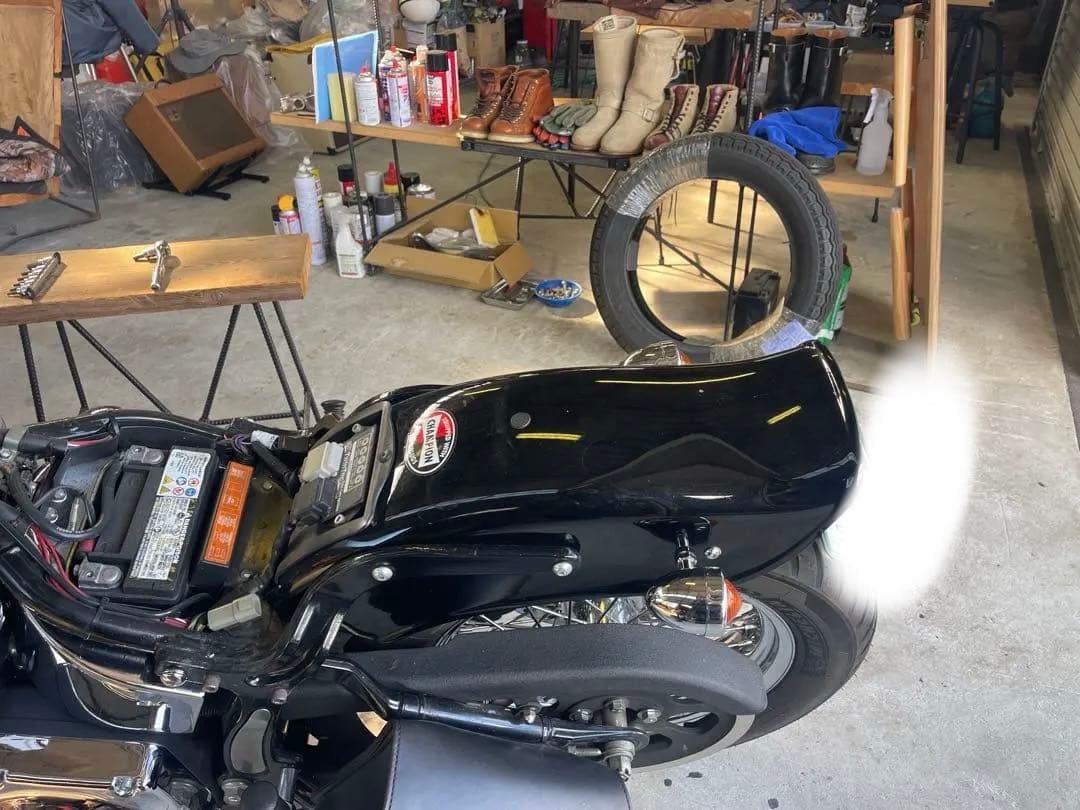 ハーレー　ソフテイル　ショートボブフェンダー