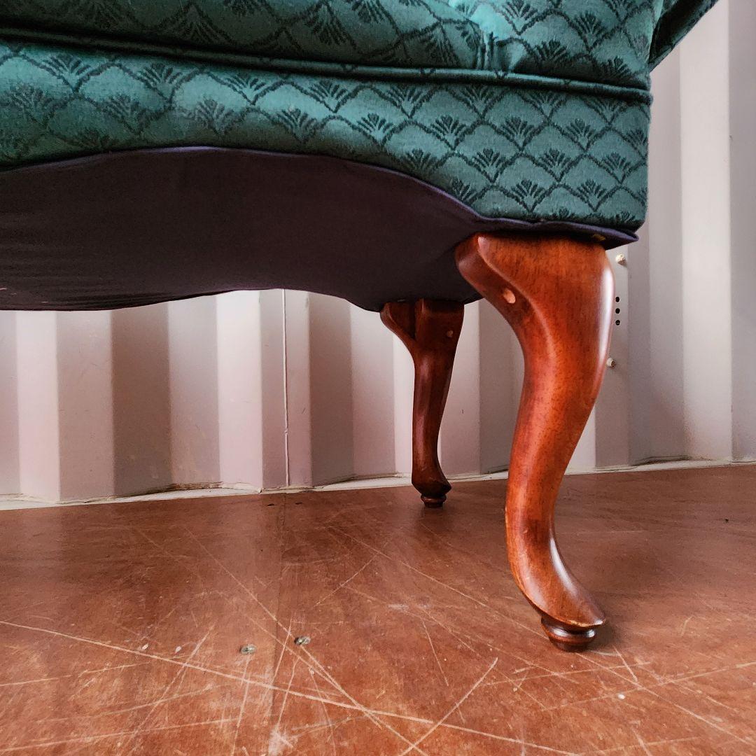 ヴィンテージ　猫脚 ロールアームベンチ クラシックベンチ ロールアームソファ