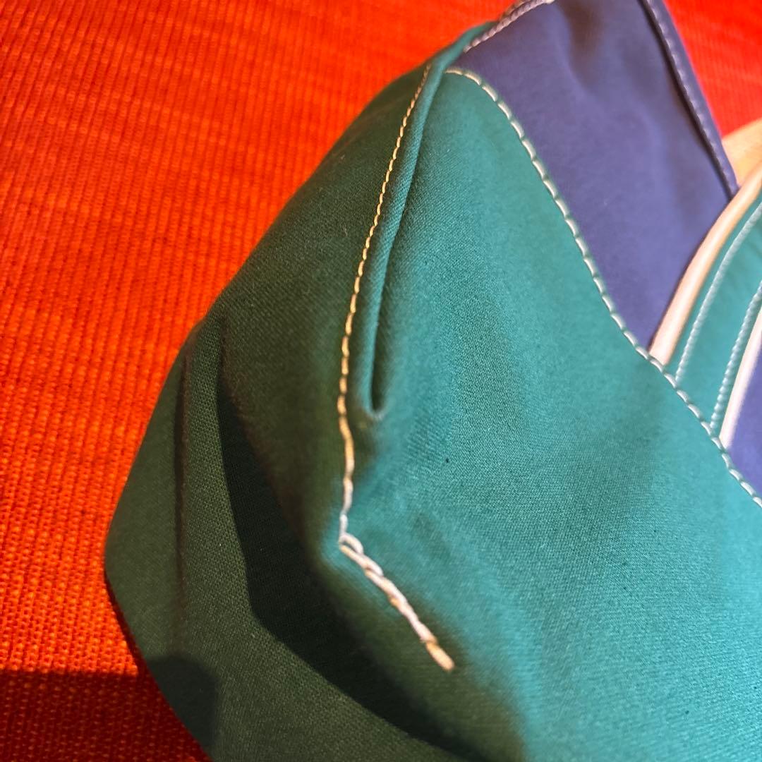 極美品 エルエルビーン ビームス トートバッグ グリーン A4 肩掛け USA製