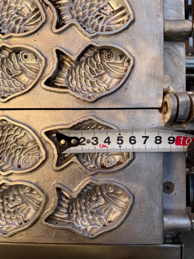 業務用ミニたい焼き器　3連　30匹　LPガス　屋台　祭り　店舗用