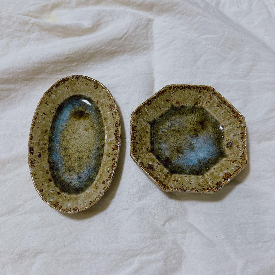 宮城陶器 やちむん 2枚セット