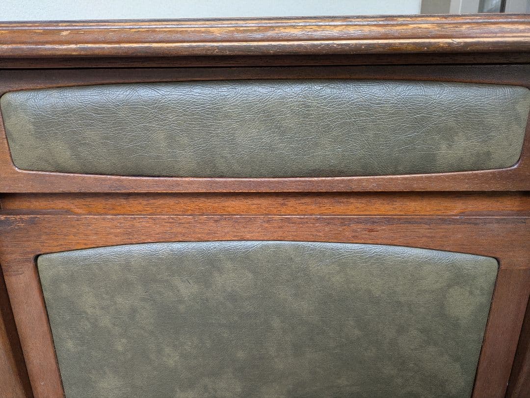 オールドマルニ　木製キャビネット　サイドチェスト　マルニ木工　昭和レトロ