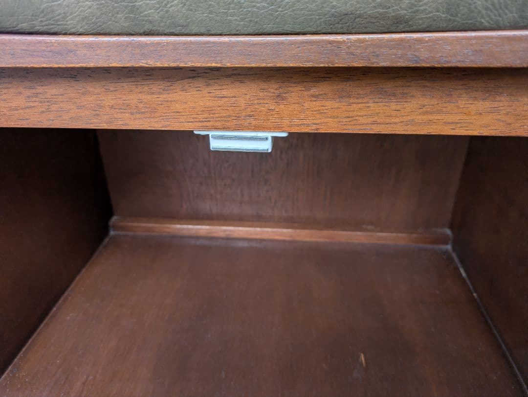 オールドマルニ　木製キャビネット　サイドチェスト　マルニ木工　昭和レトロ