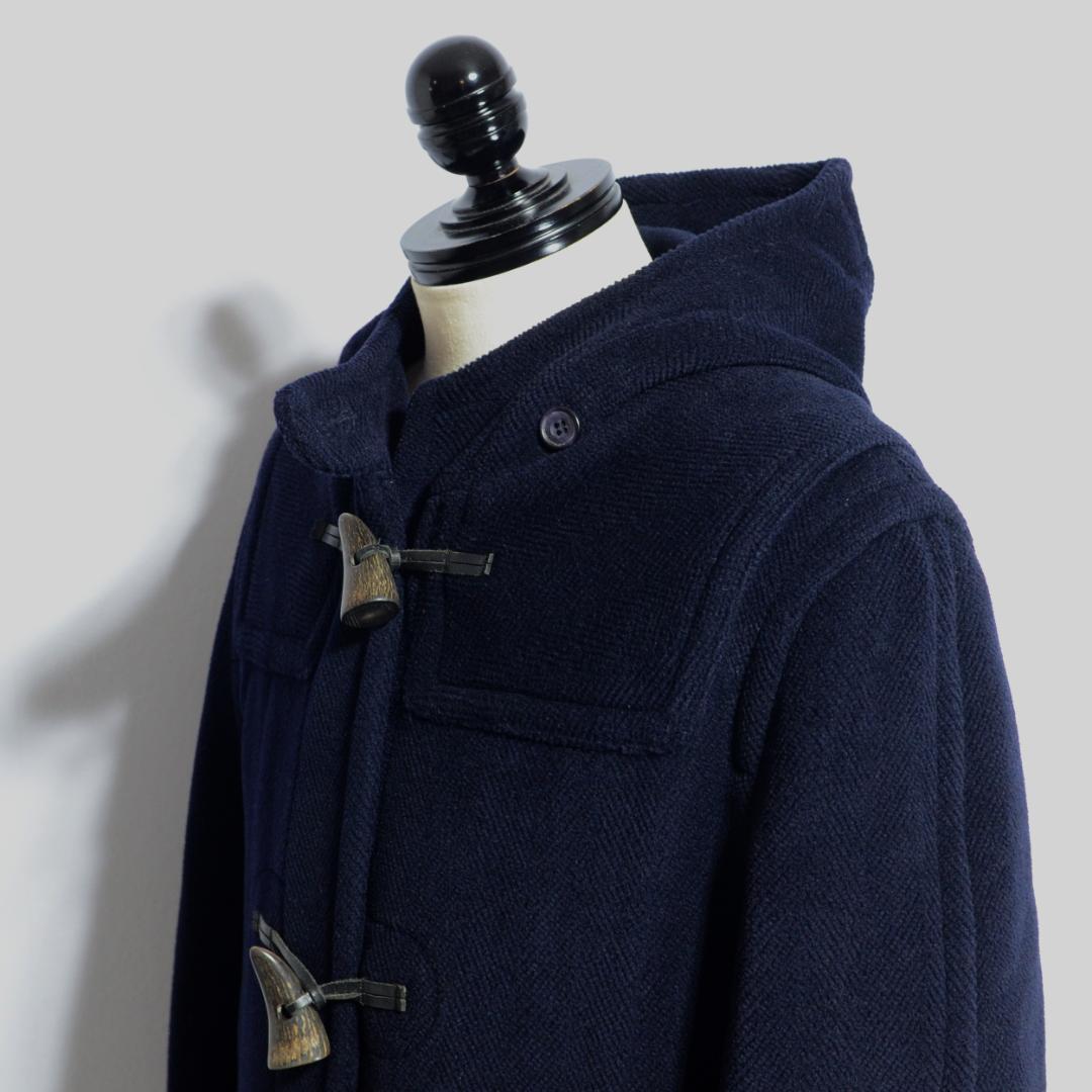 超極上品 ムーアブルック チベット社 UA ダッフルコート ネイビー 32