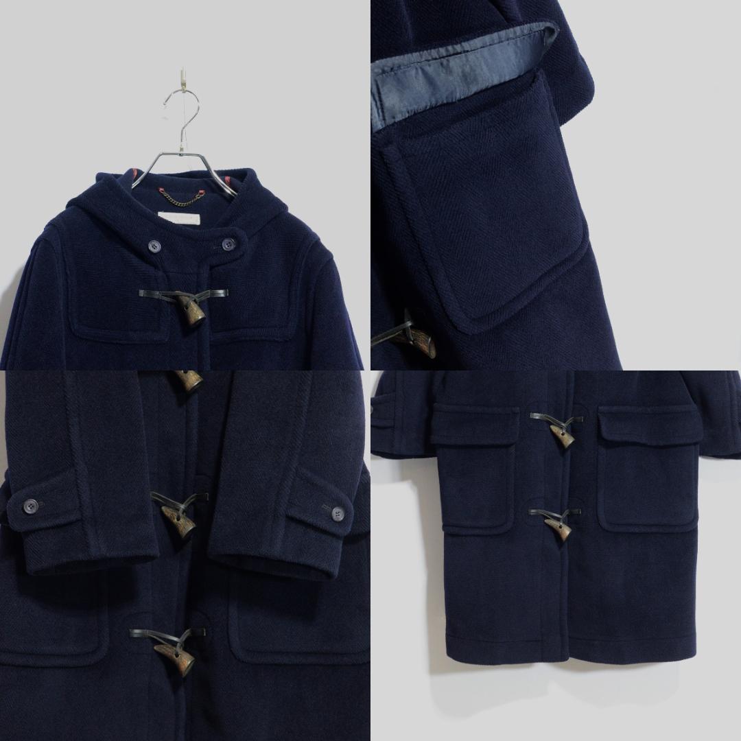 超極上品 ムーアブルック チベット社 UA ダッフルコート ネイビー 32