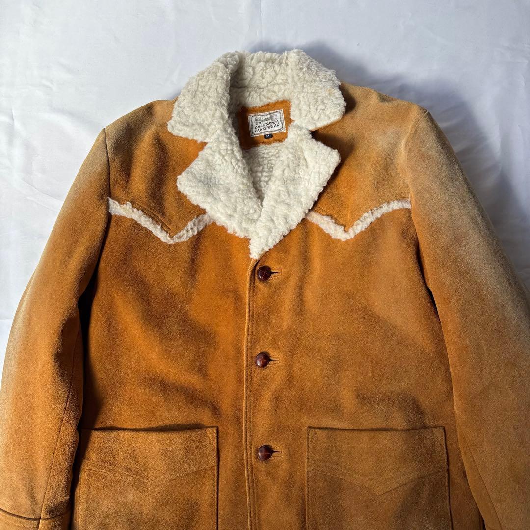 エイチバーシー H BAR C RANCHWEAR スウェード ランチコート