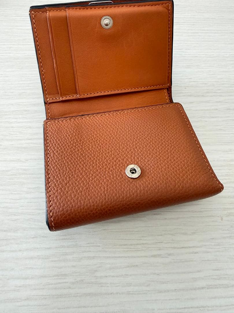 LOEWE ロエベ アナグラム　トライフォールド　6cc ウォレット タン