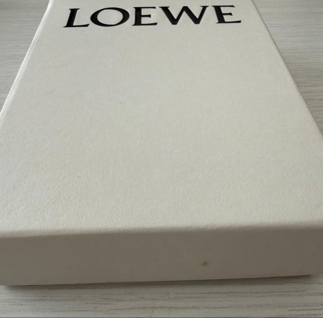 LOEWE ロエベ アナグラム　トライフォールド　6cc ウォレット タン