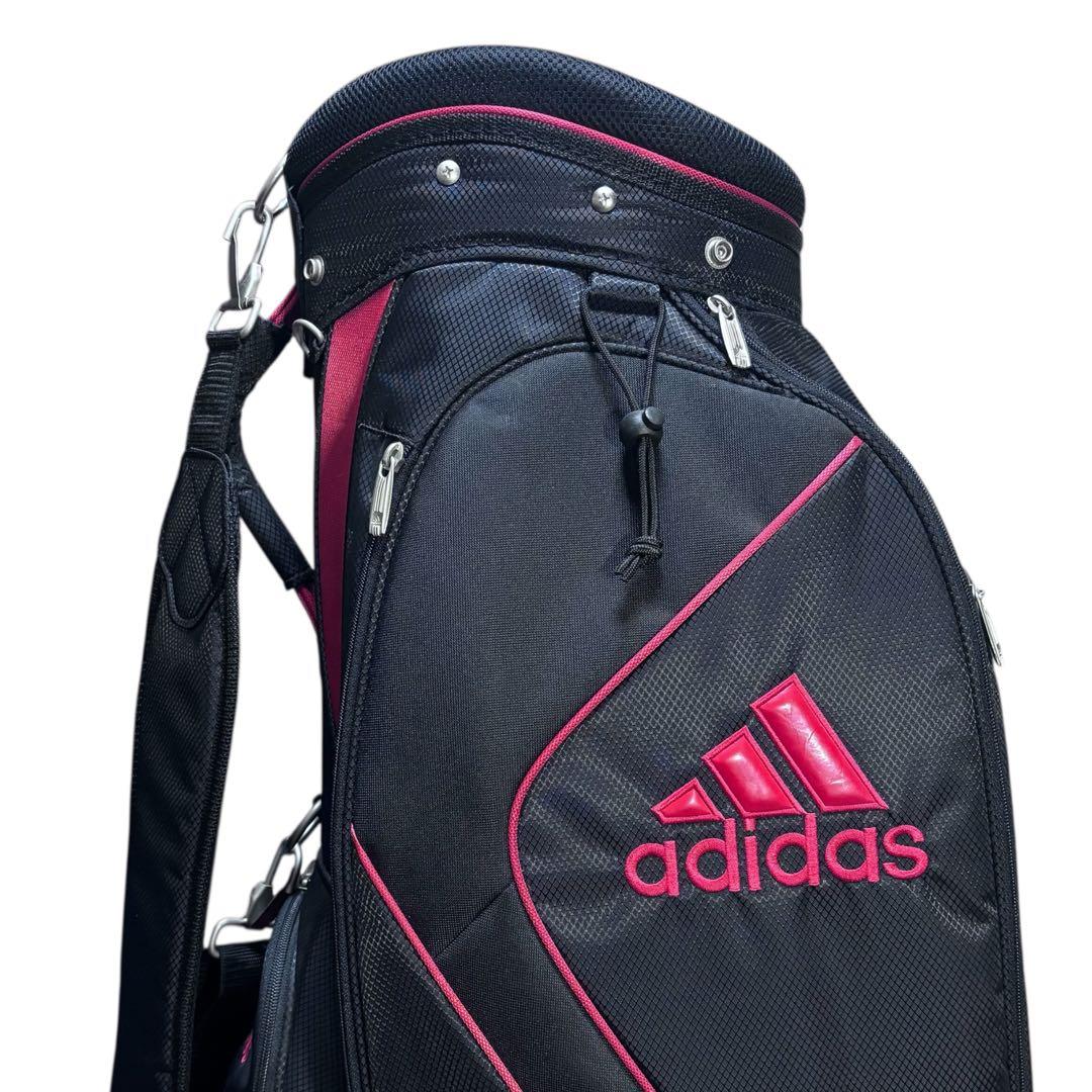 adidas キャディバッグ 軽量モデル 美品 ブラック naonao
