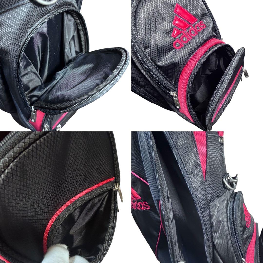 adidas キャディバッグ 軽量モデル 美品 ブラック naonao