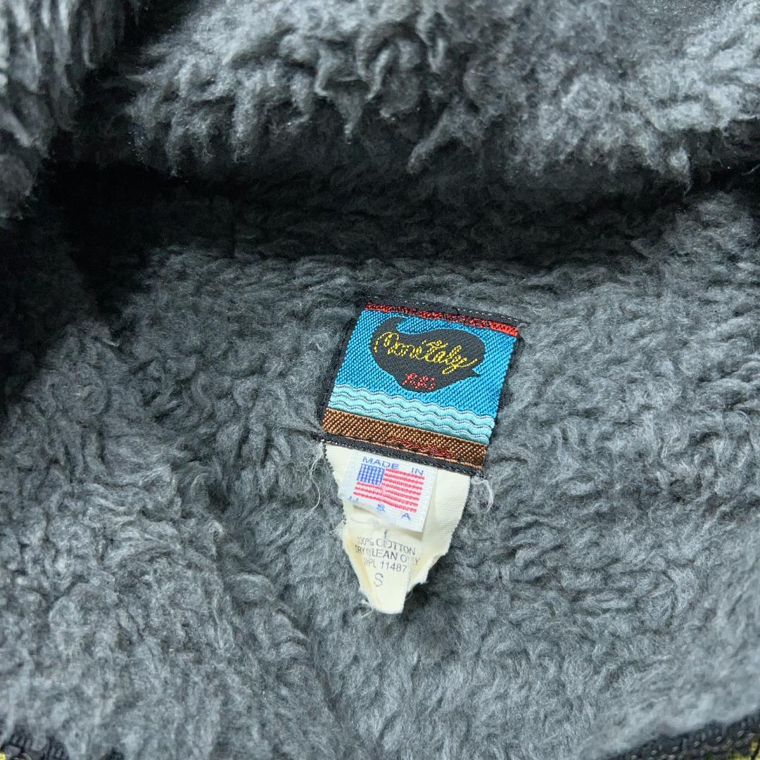 USA製 monitaly Papas フローラル アノラックパーカー 裏ボア