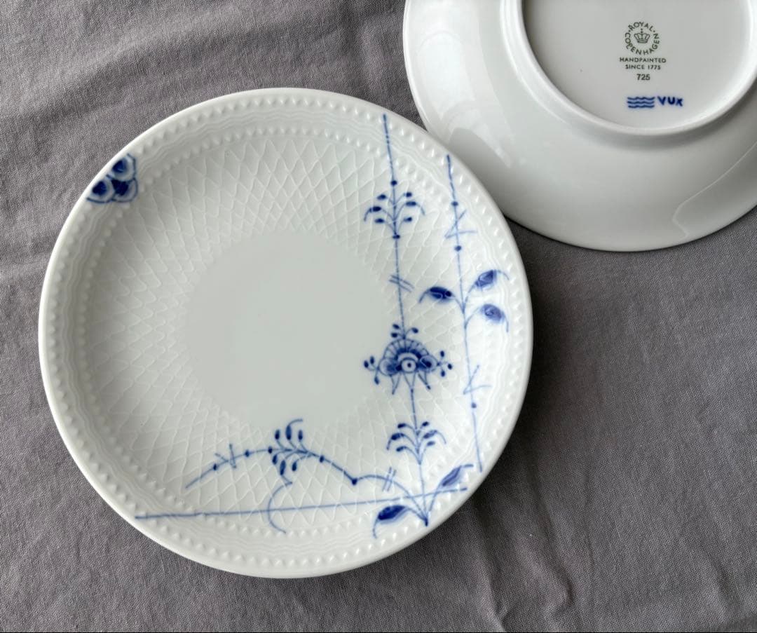 本日だけお値下げ❣️ロイヤルコペンハーゲン　ブルーパルメッテ　3枚　アウトレット