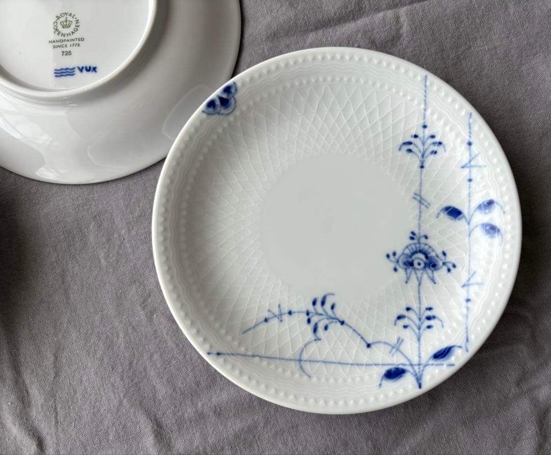 本日だけお値下げ❣️ロイヤルコペンハーゲン　ブルーパルメッテ　3枚　アウトレット