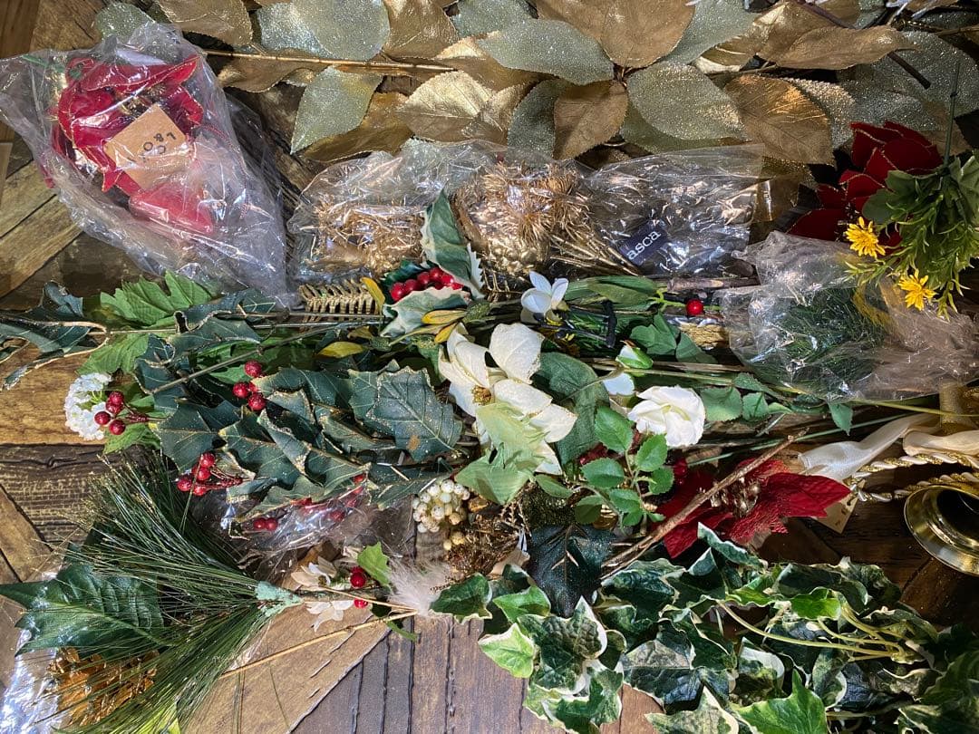 クリスマス オーナメント アート インテリア アンティーク 雑貨 セット 資材