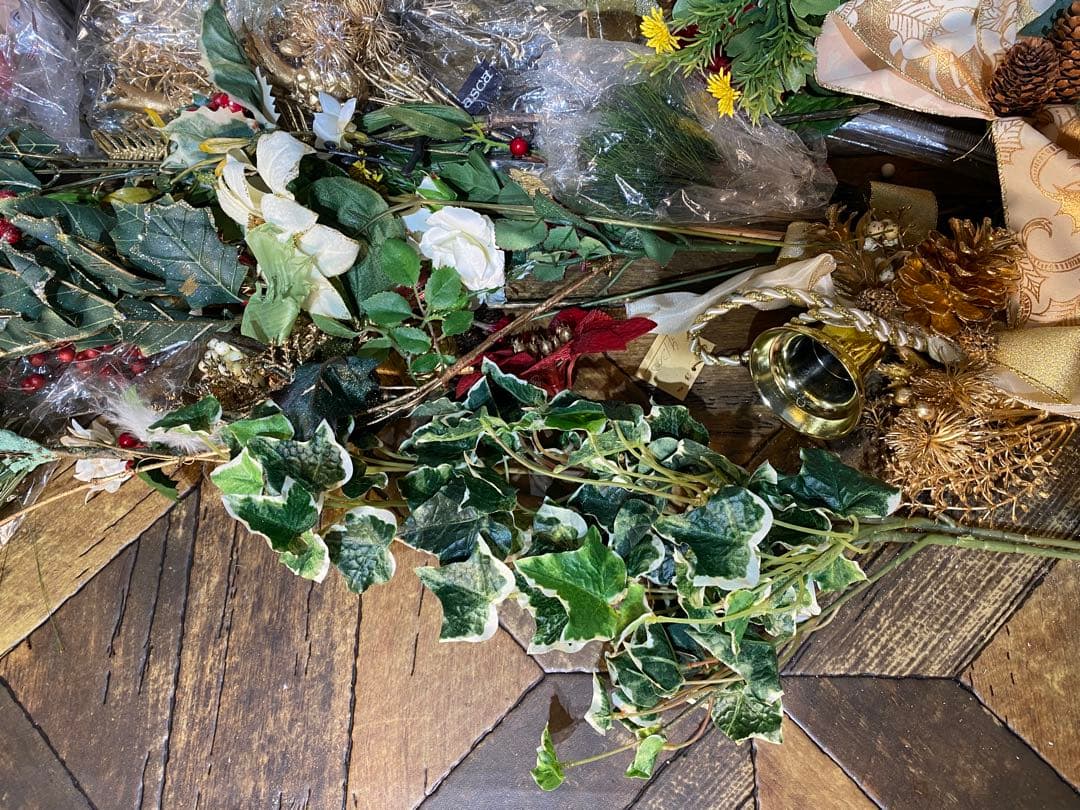 クリスマス オーナメント アート インテリア アンティーク 雑貨 セット 資材