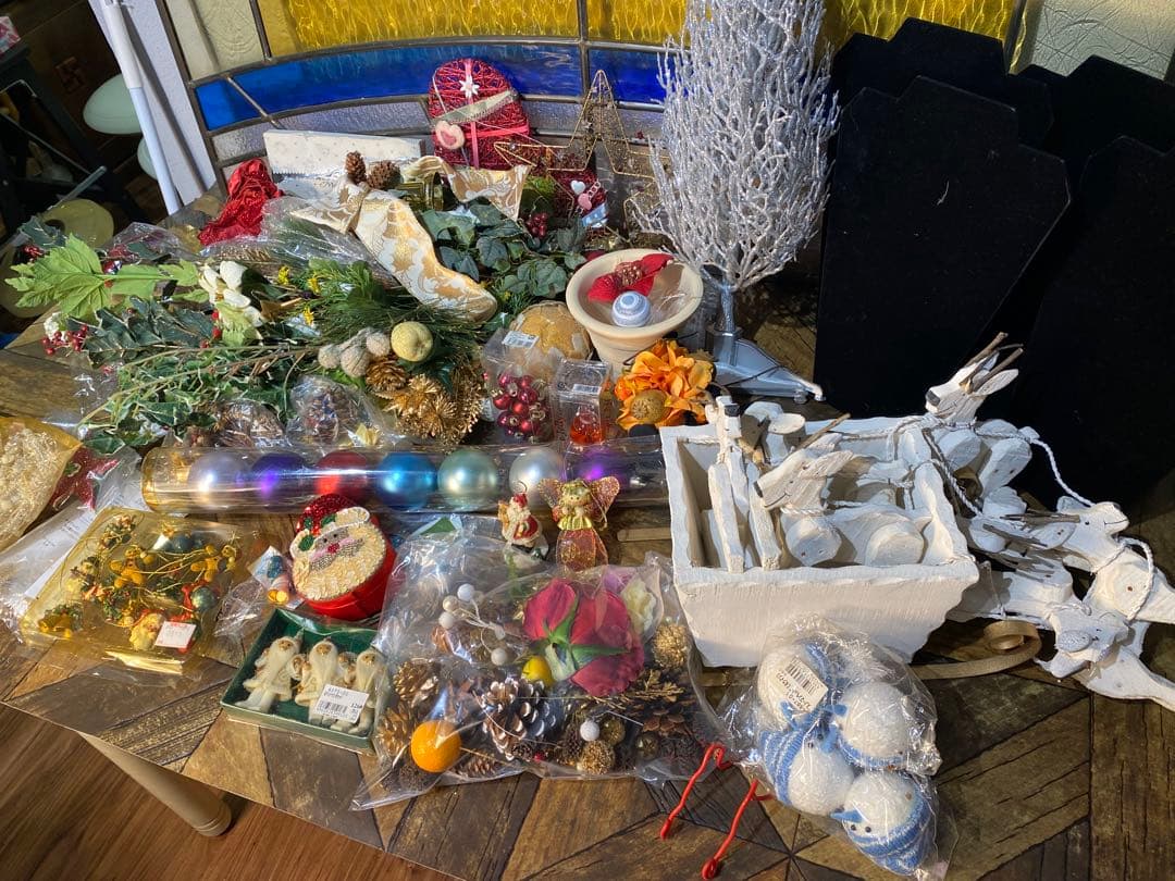 クリスマス オーナメント アート インテリア アンティーク 雑貨 セット 資材