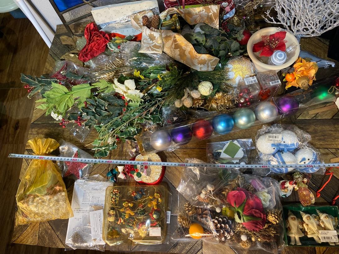 クリスマス オーナメント アート インテリア アンティーク 雑貨 セット 資材