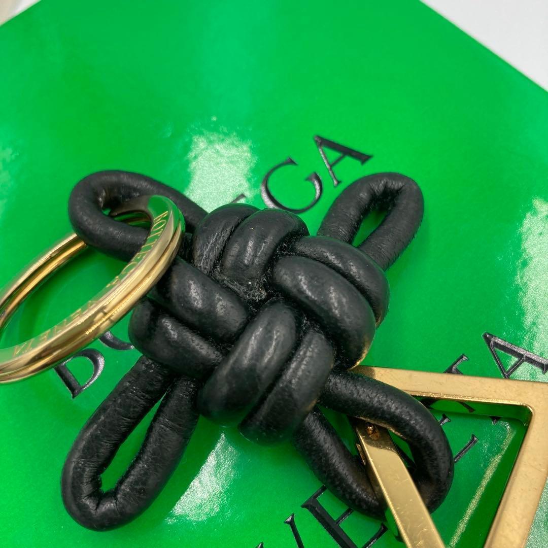 ！美品！　ボッテガヴェネタ　キーリング　レザー　トライアングル　12A