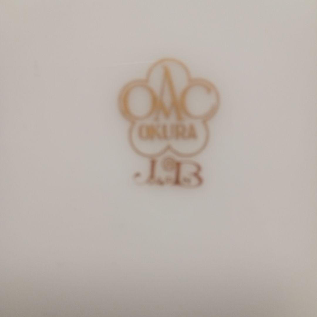 希少　[美品]　大倉陶園　ジャネットライン　金彩　お皿5枚　ミルクピッチャー付