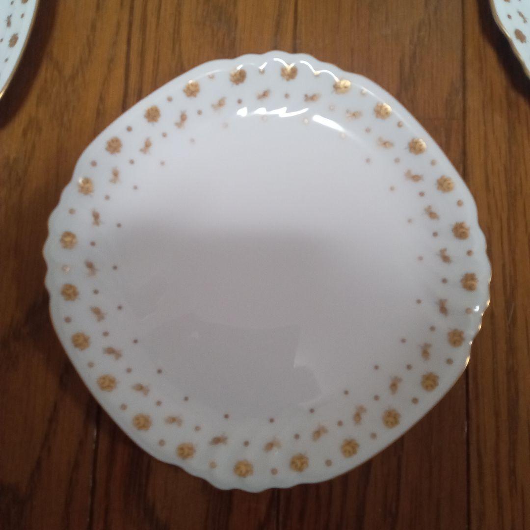 希少　[美品]　大倉陶園　ジャネットライン　金彩　お皿5枚　ミルクピッチャー付