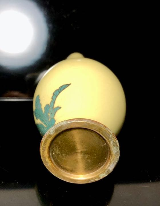 七宝焼　年代物　花瓶