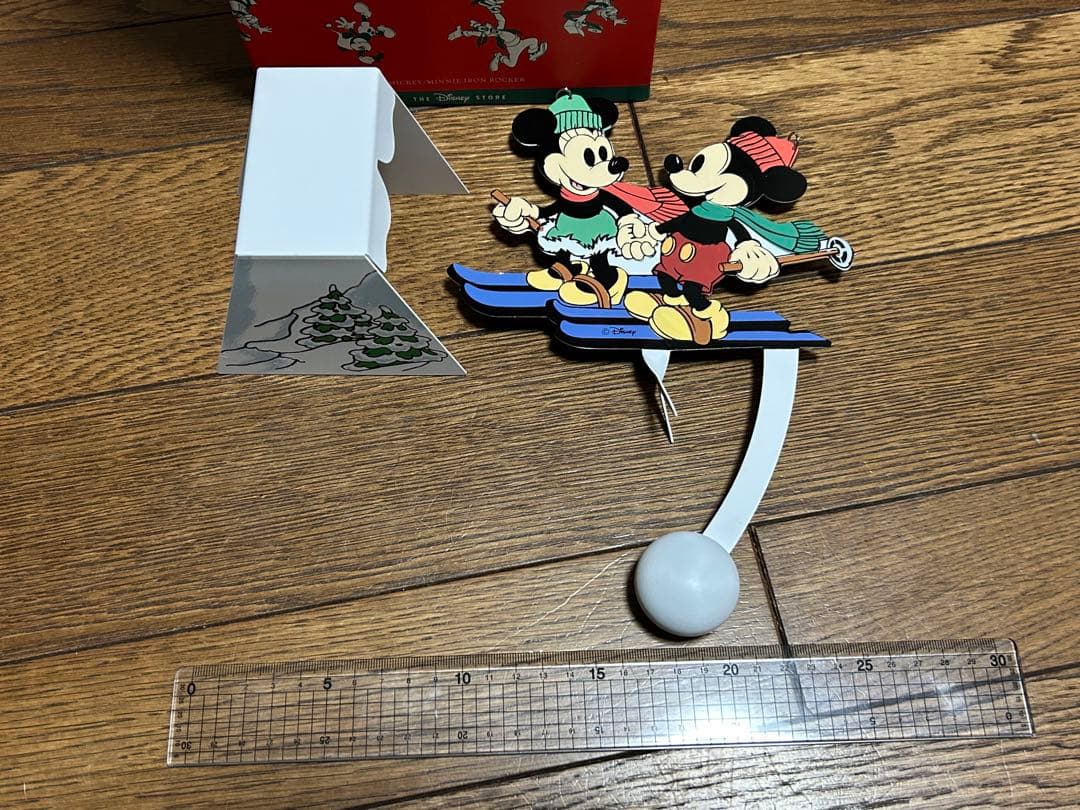 ディズニークリスマスグッズ　ミッキーマウス　ミニーマウス　振り子