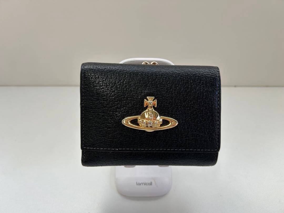 ① ヴィヴィアン ウエストウッド 財布 がま口 黒