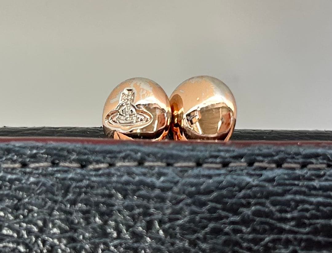 ① ヴィヴィアン ウエストウッド 財布 がま口 黒