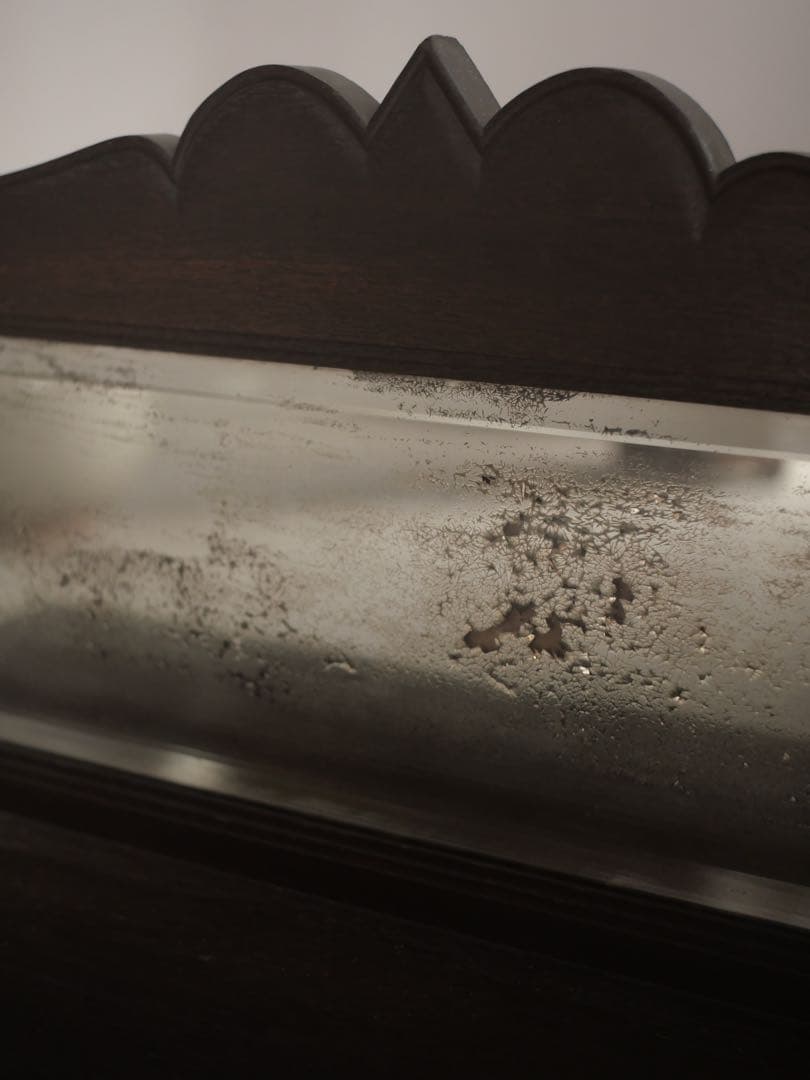 鏡台　ドレッサー　収納　棚　鏡　民藝　古家具　古道具　アンティーク　昭和レトロ