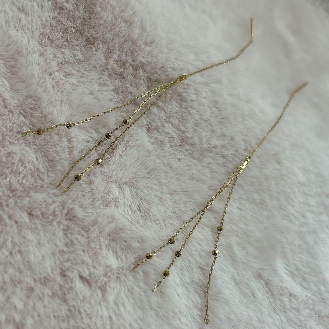 ブルーム　アメリカンピアス　k10 イエローゴールド