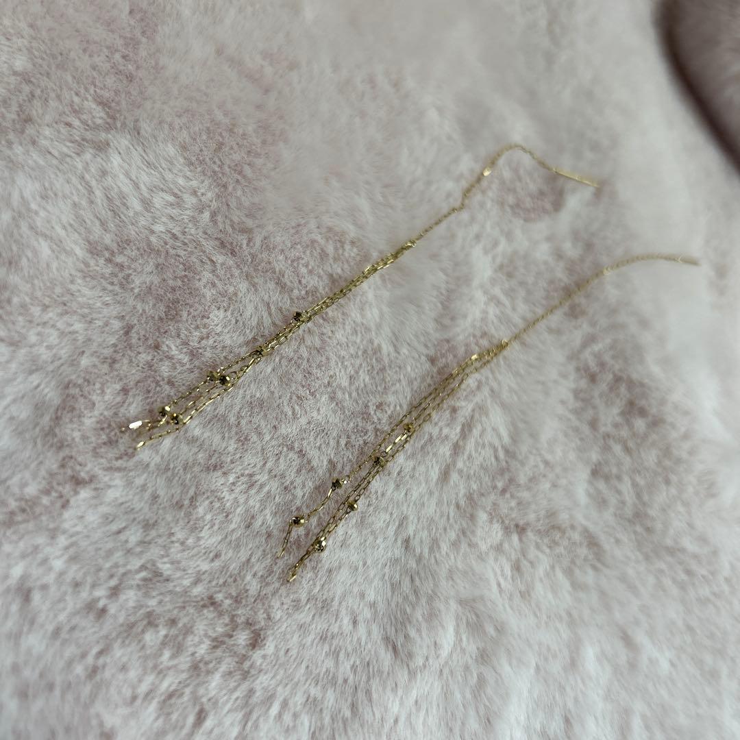 ブルーム　アメリカンピアス　k10 イエローゴールド