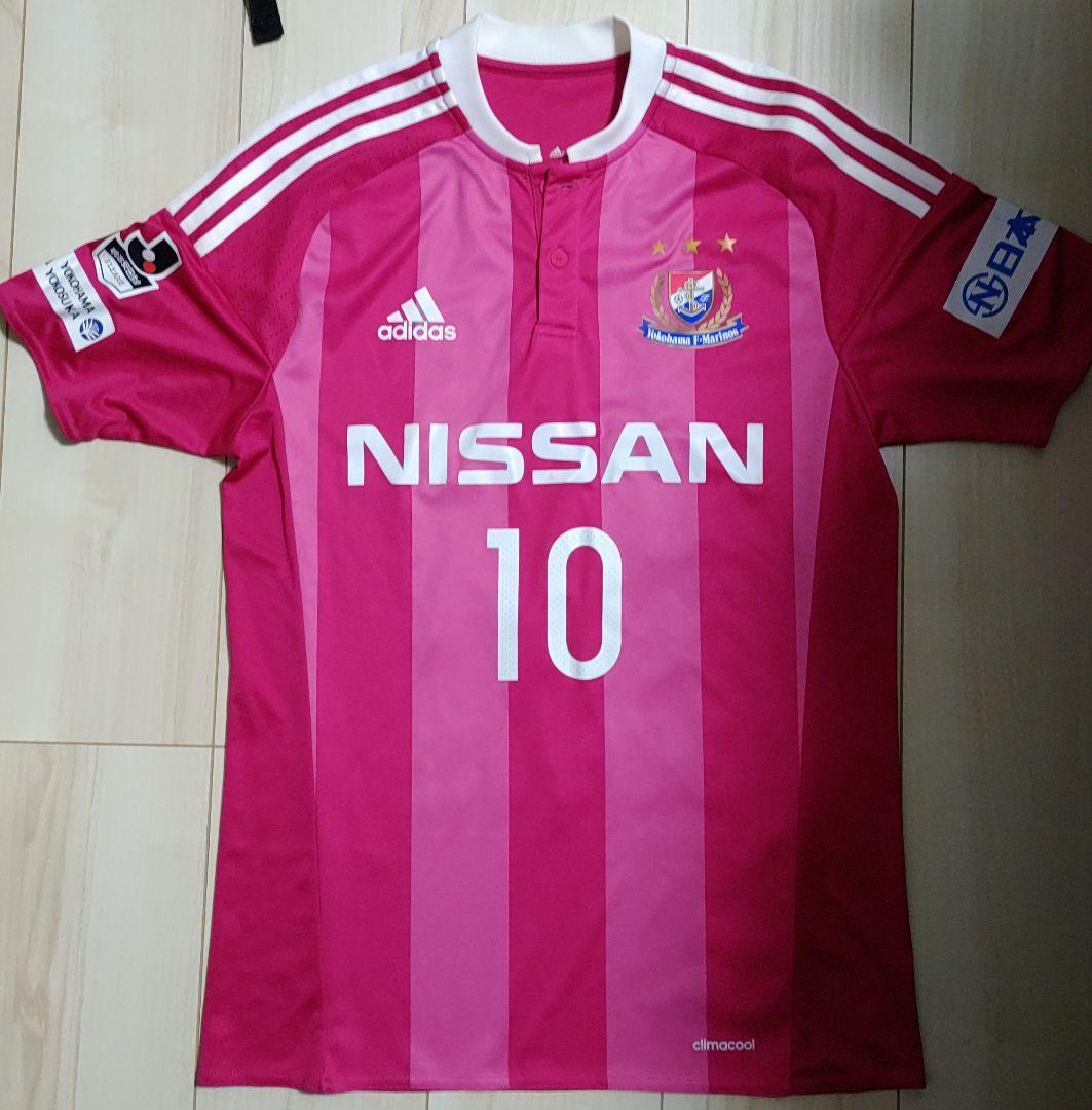 直筆サイン入　横浜Fマリノス　中村俊輔選手　ユニホーム　Мサイズ