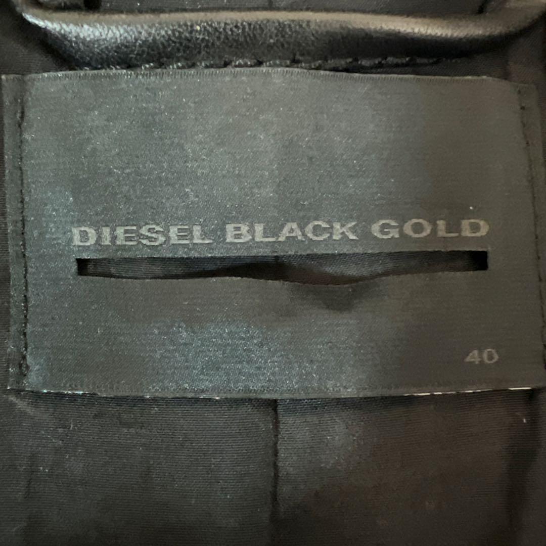 DIESEL BLACK GOLD ダブルライダースジャケット サイズ40