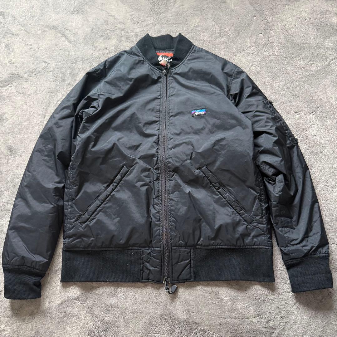 NANGA MA-1 ブルゾン オーロラダウンジャケット 黒　アウター
