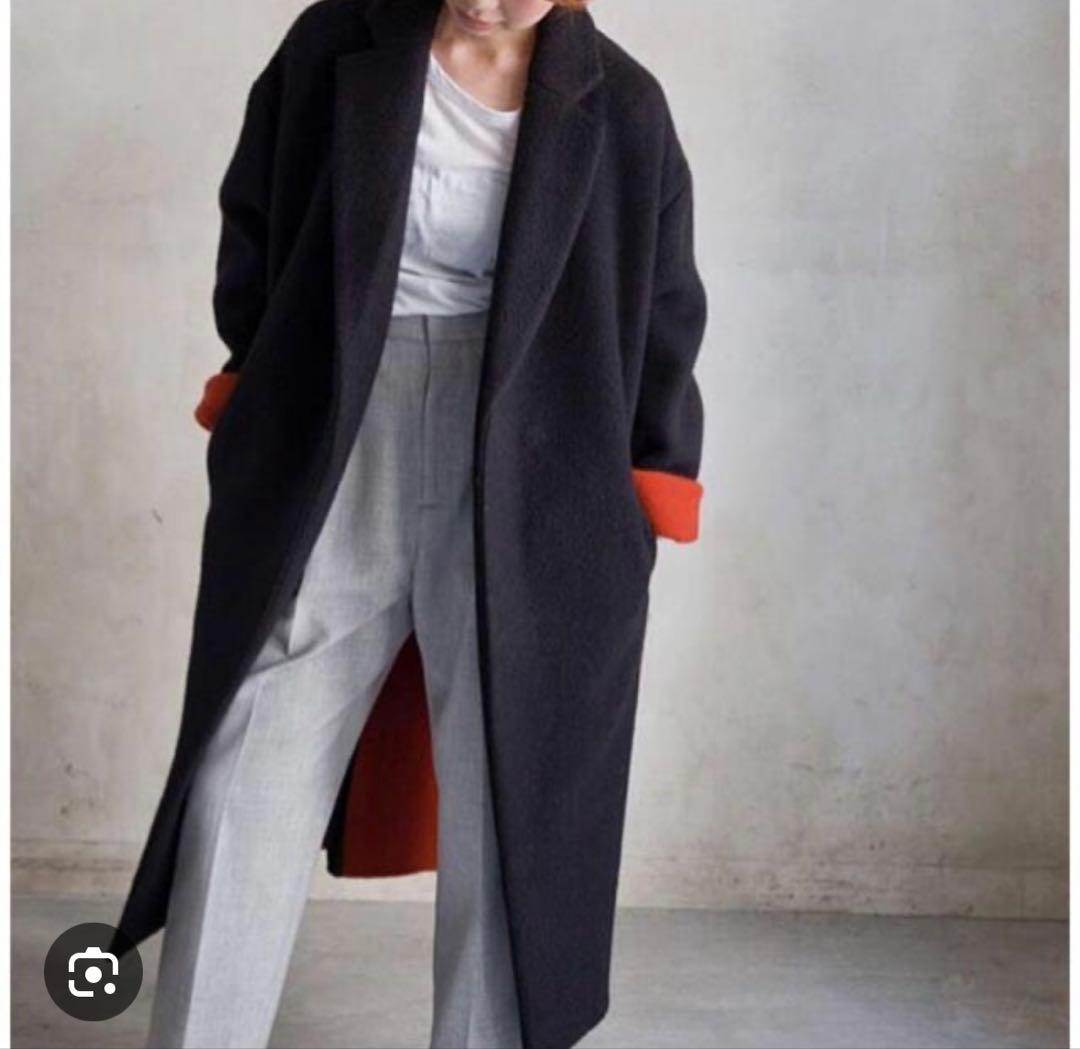 ENFÖLD リバーウールスリットコート 36